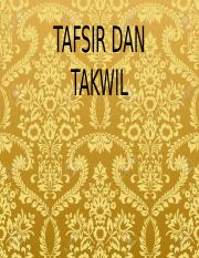 Detail Contoh Tafsir Dan Takwil Nomer 48