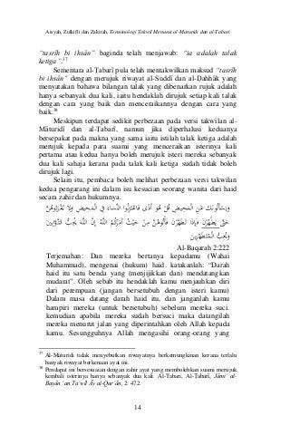 Detail Contoh Tafsir Dan Takwil Nomer 49