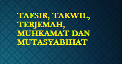 Detail Contoh Tafsir Dan Takwil Nomer 52