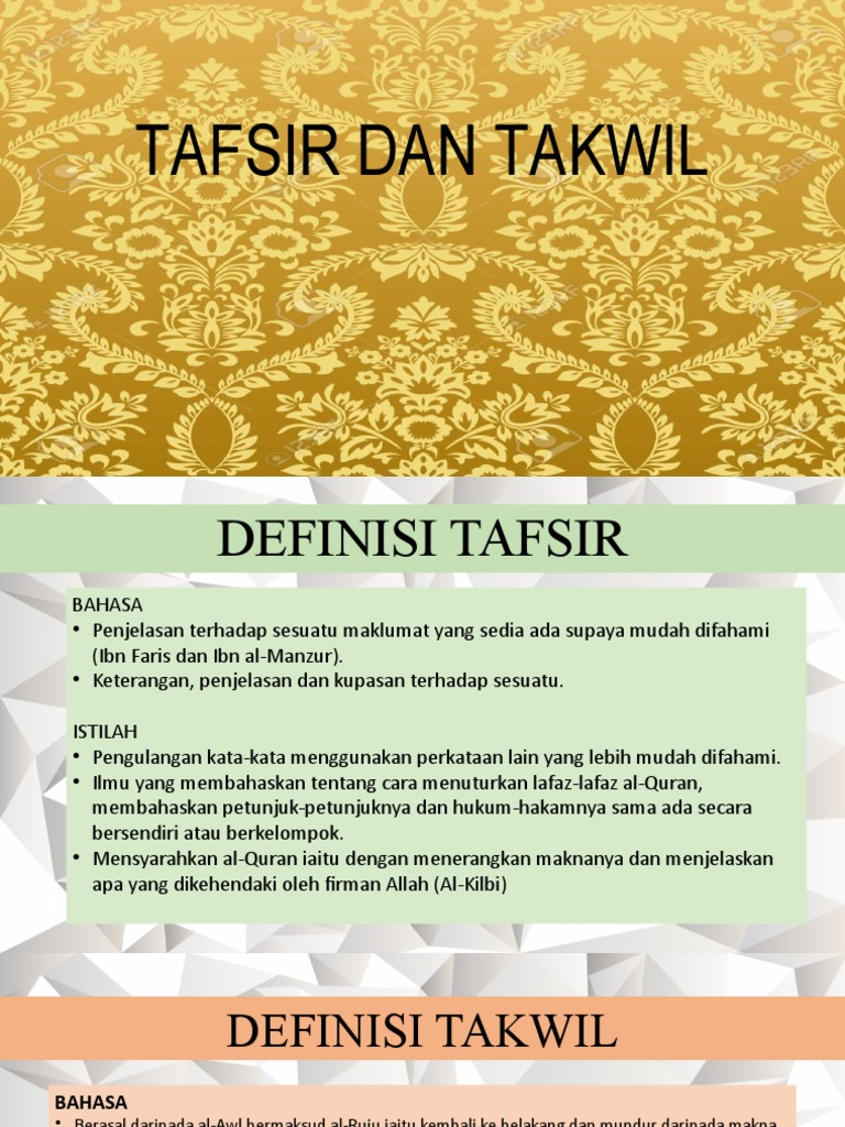 Detail Contoh Tafsir Dan Takwil Nomer 9