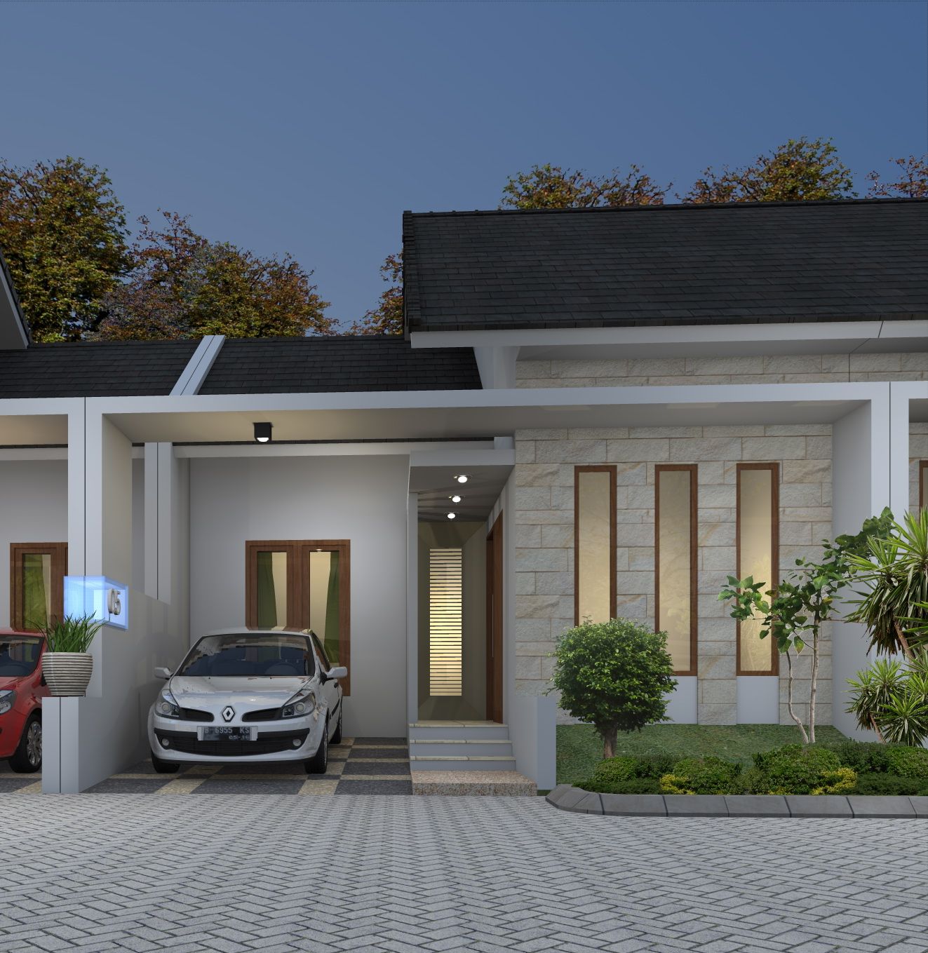 Detail Contoh Tampak Depan Rumah Minimalis Nomer 29