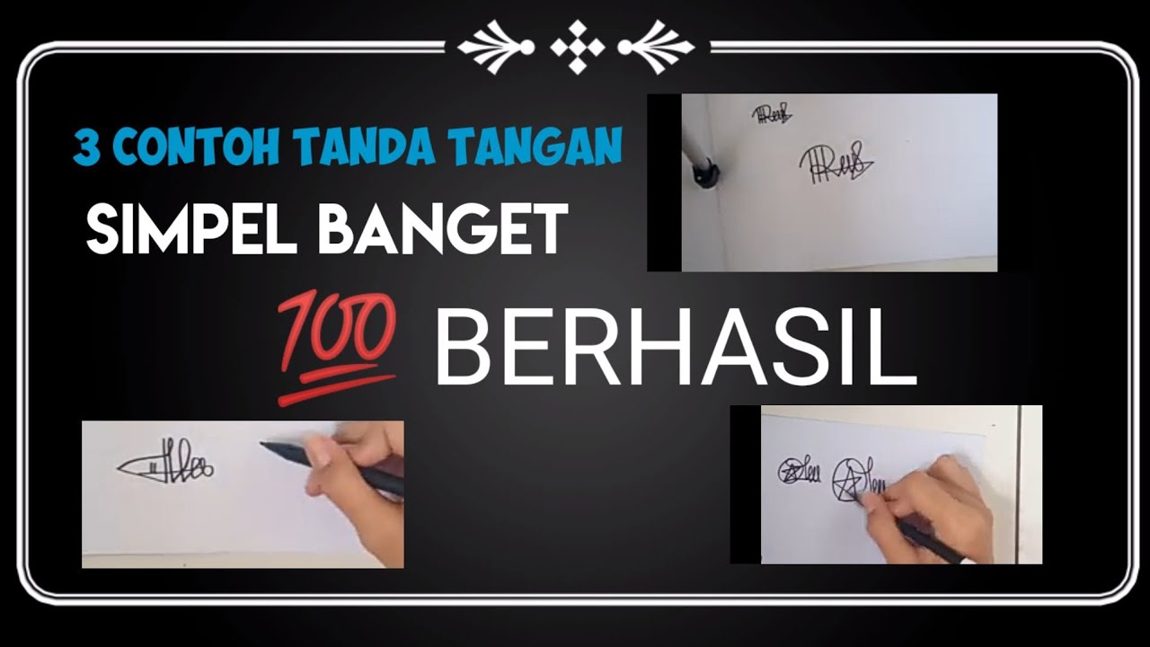 Detail Contoh Tanda Tangan Simpel Nomer 40