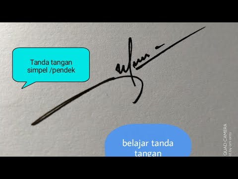 Detail Contoh Tanda Tangan Simple Nomer 14