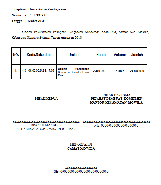 Detail Contoh Tanda Terima Barang Nomer 6