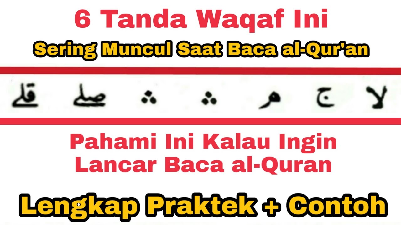 Detail Contoh Tanda Waqaf Nomer 33