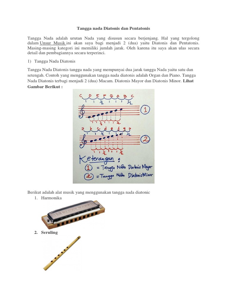 Detail Contoh Tangga Nada Diatonis Nomer 38