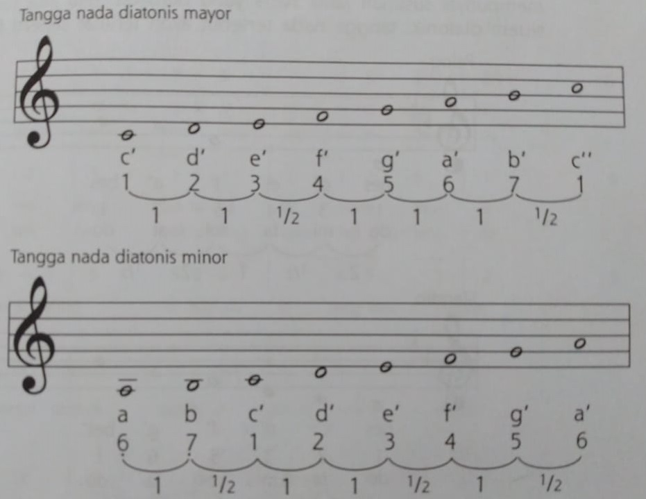 Detail Contoh Tangga Nada Diatonis Nomer 7