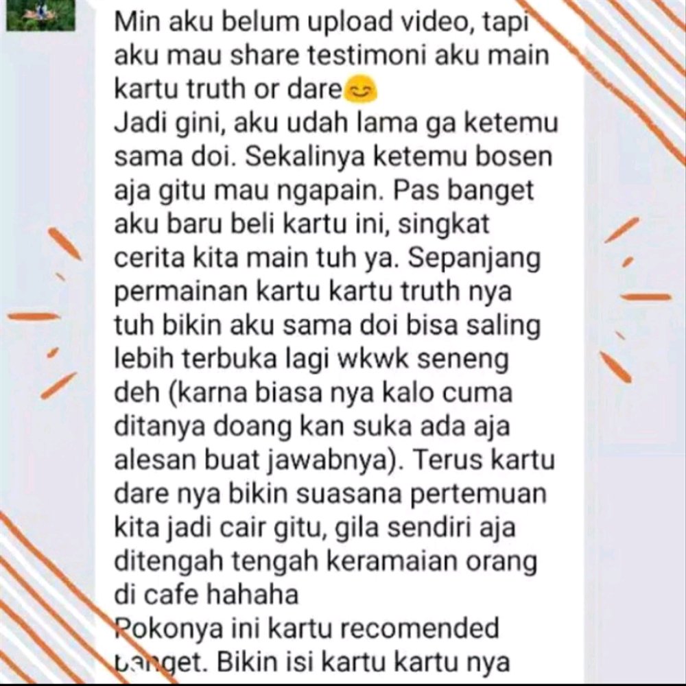 Detail Contoh Tantangan Dare Di Chat Nomer 8