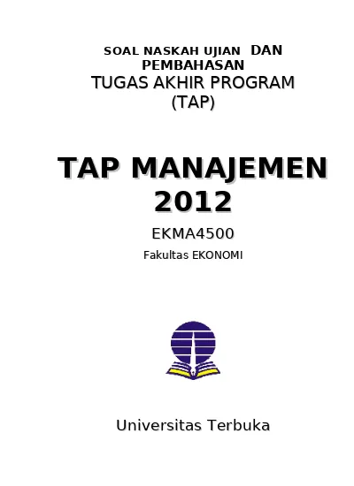 Detail Contoh Tap Ut Nomer 17