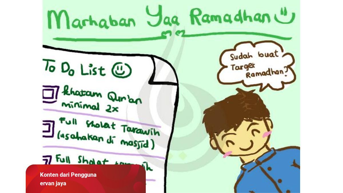 Detail Contoh Target Ramadhan Nomer 3