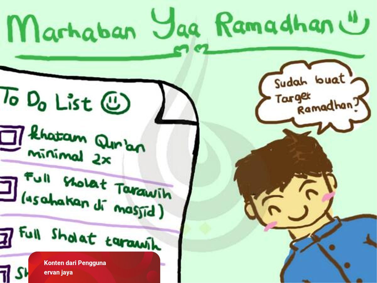 Detail Contoh Target Ramadhan Nomer 21