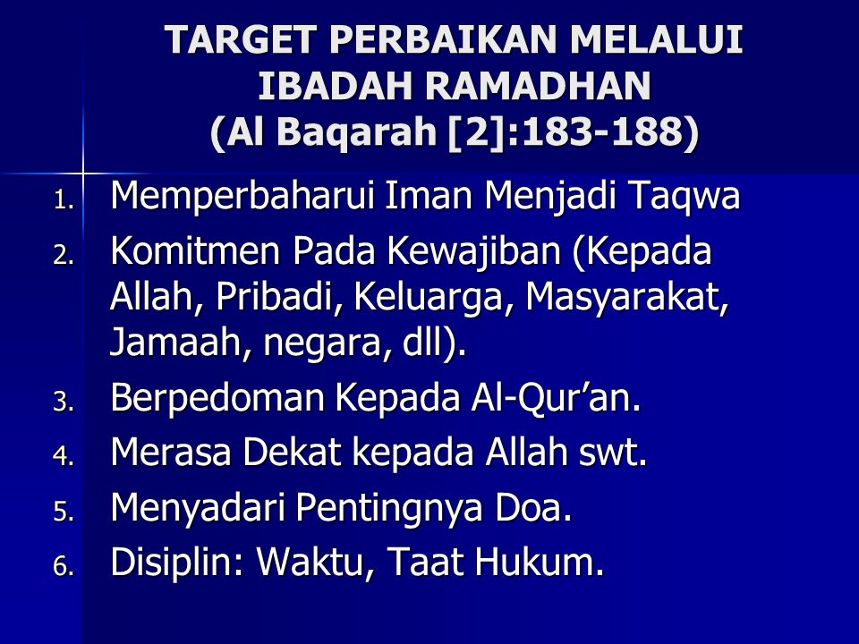 Detail Contoh Target Ramadhan Nomer 32