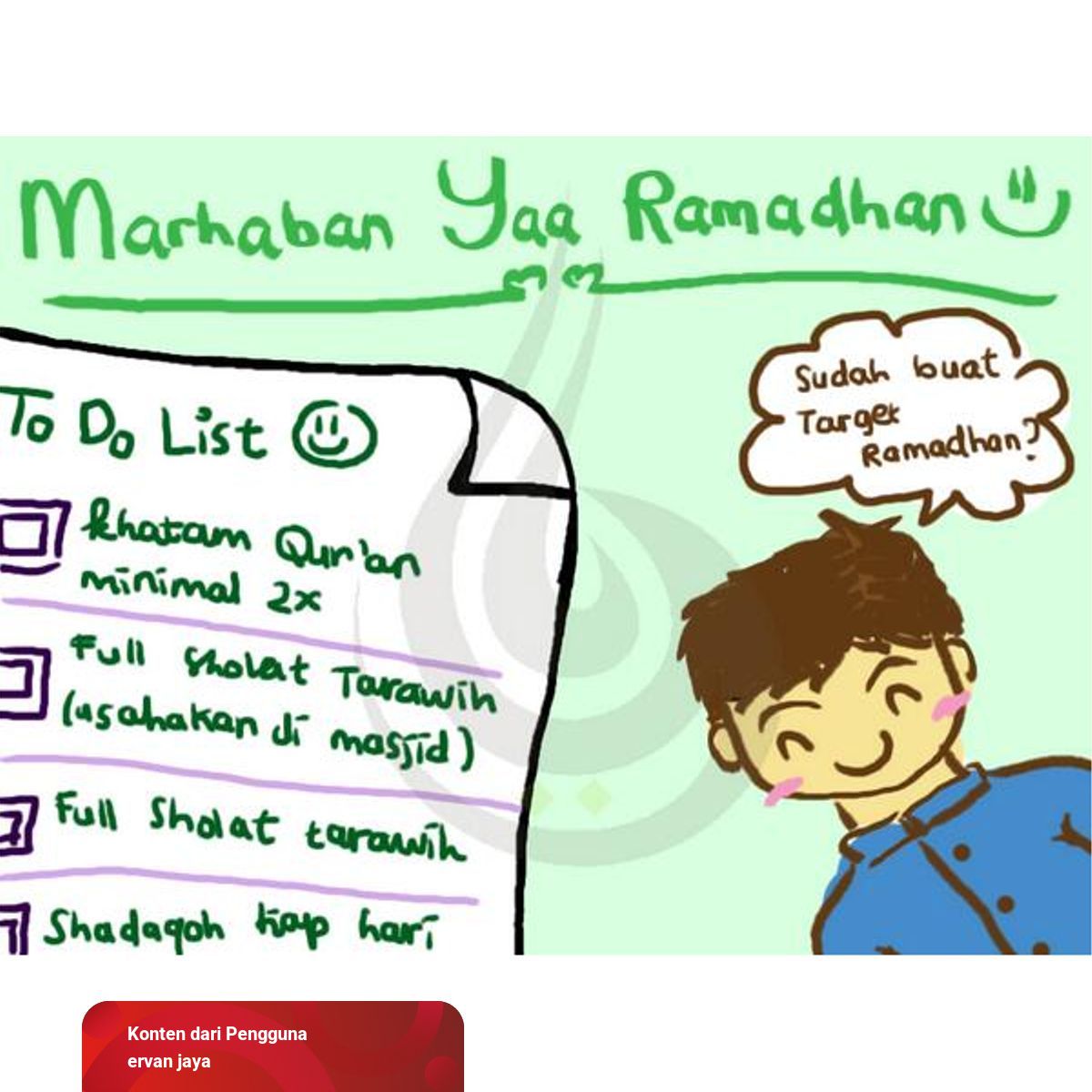 Detail Contoh Target Ramadhan Nomer 46