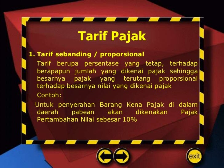 Detail Contoh Tarif Pajak Tetap Nomer 55