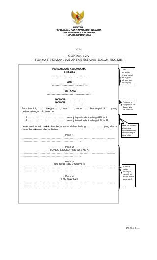 Detail Contoh Tata Naskah Dinas Nomer 22