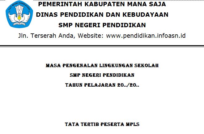 Detail Contoh Tata Tertib Kelas Nomer 49