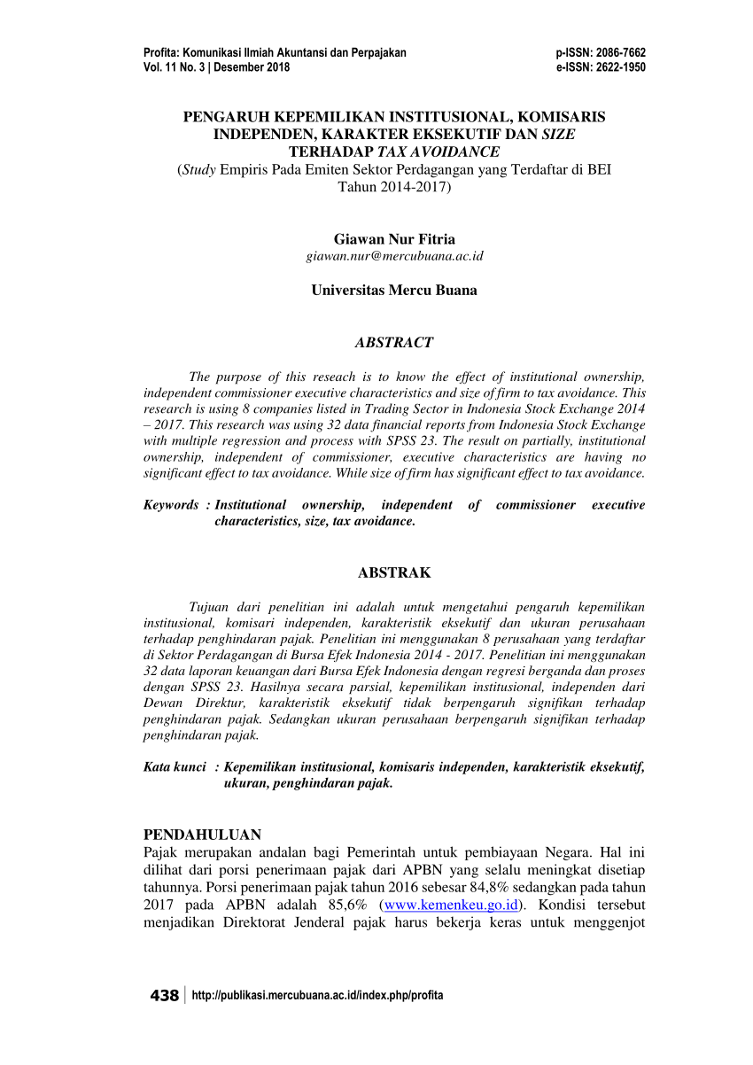 Detail Contoh Tax Avoidance Nomer 32