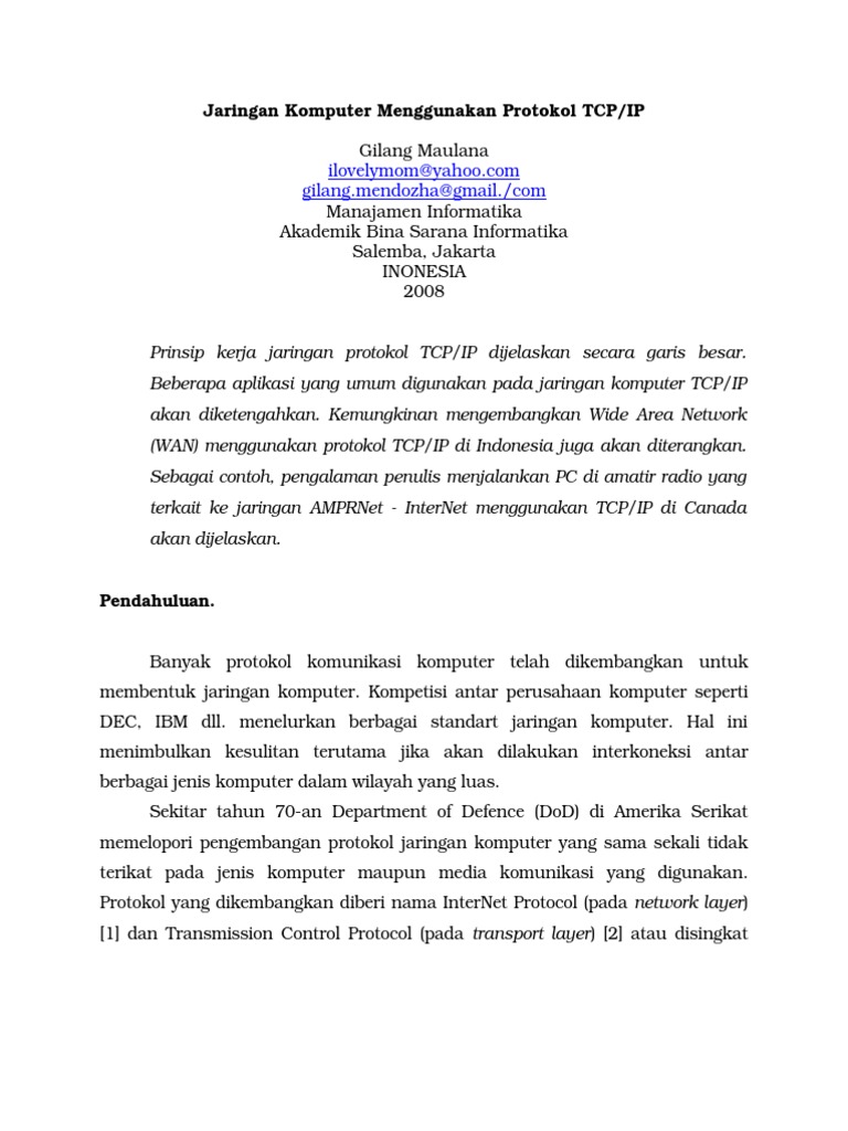 Detail Contoh Tcp Ip Nomer 41