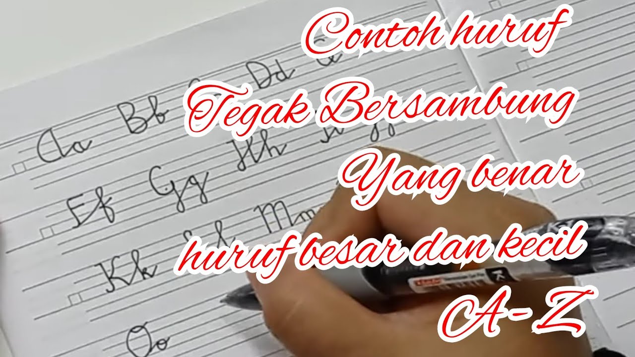 Detail Contoh Tegak Bersambung Nomer 30