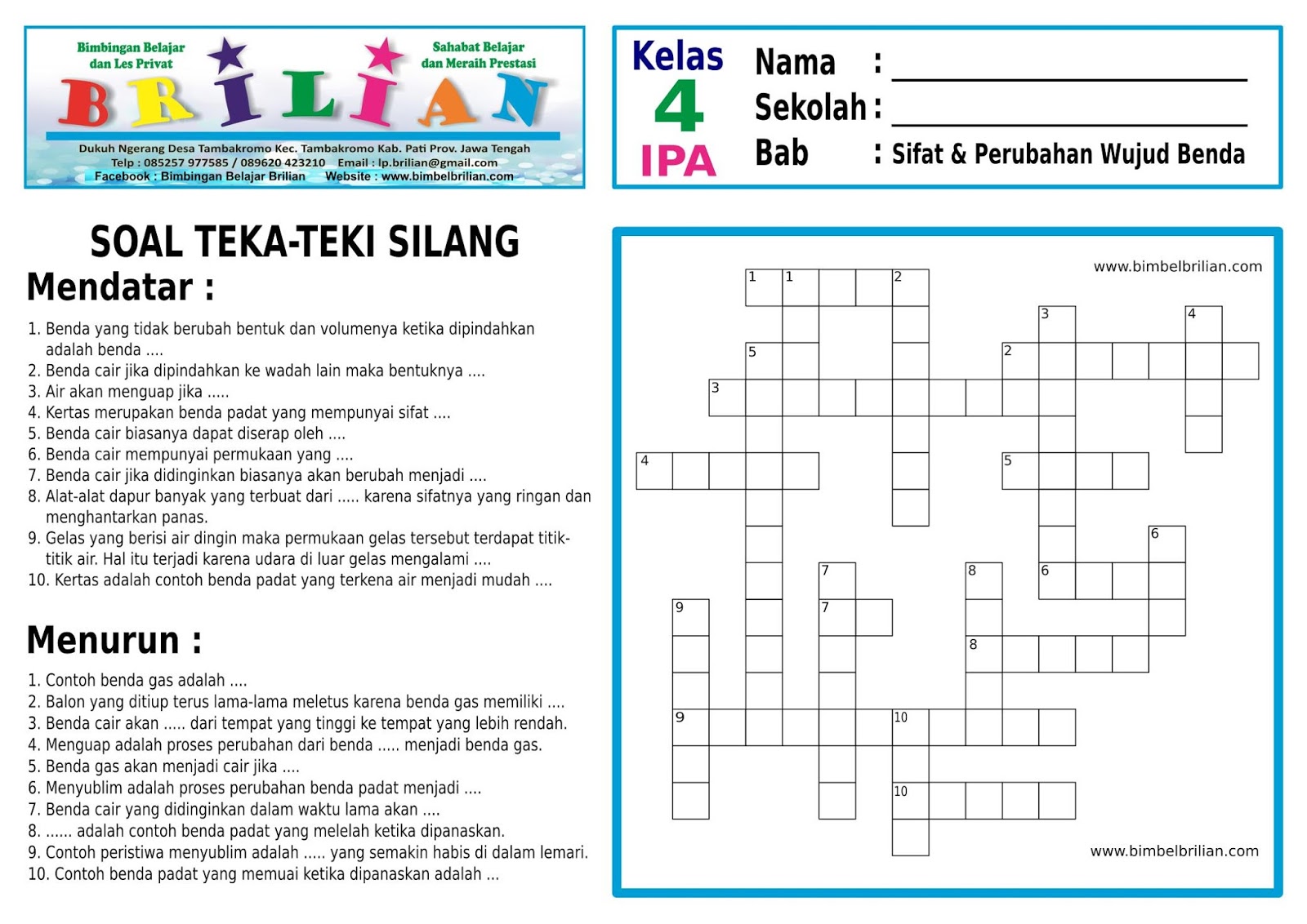 Detail Contoh Teka Teki Nomer 11