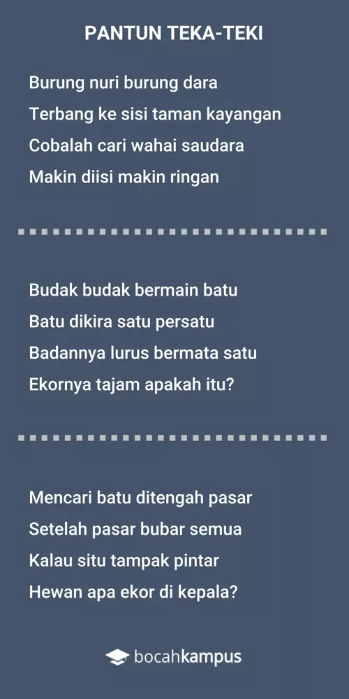Detail Contoh Teka Teki Nomer 15