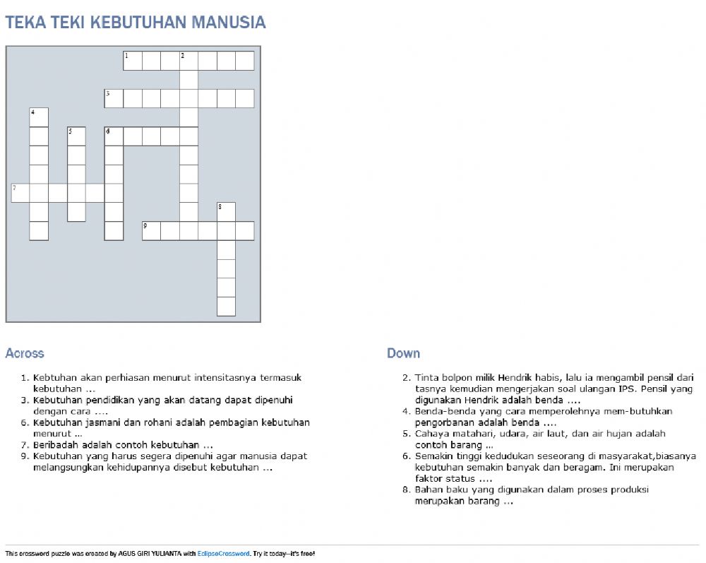 Detail Contoh Teka Teki Nomer 55