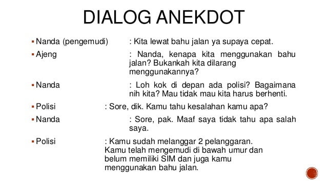 Contoh Teks Anekdot Sindiran - KibrisPDR