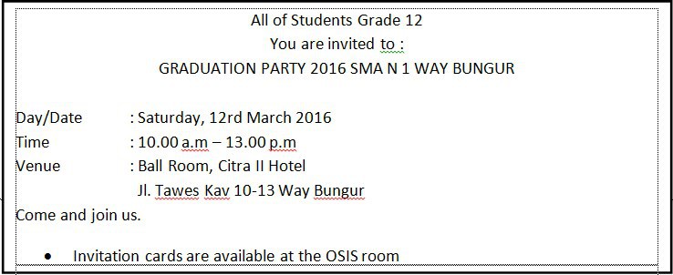 Detail Contoh Teks Announcement Di Sekolah Nomer 15