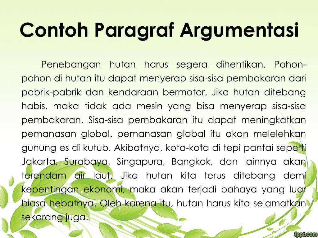 Detail Contoh Teks Argumentasi Nomer 9