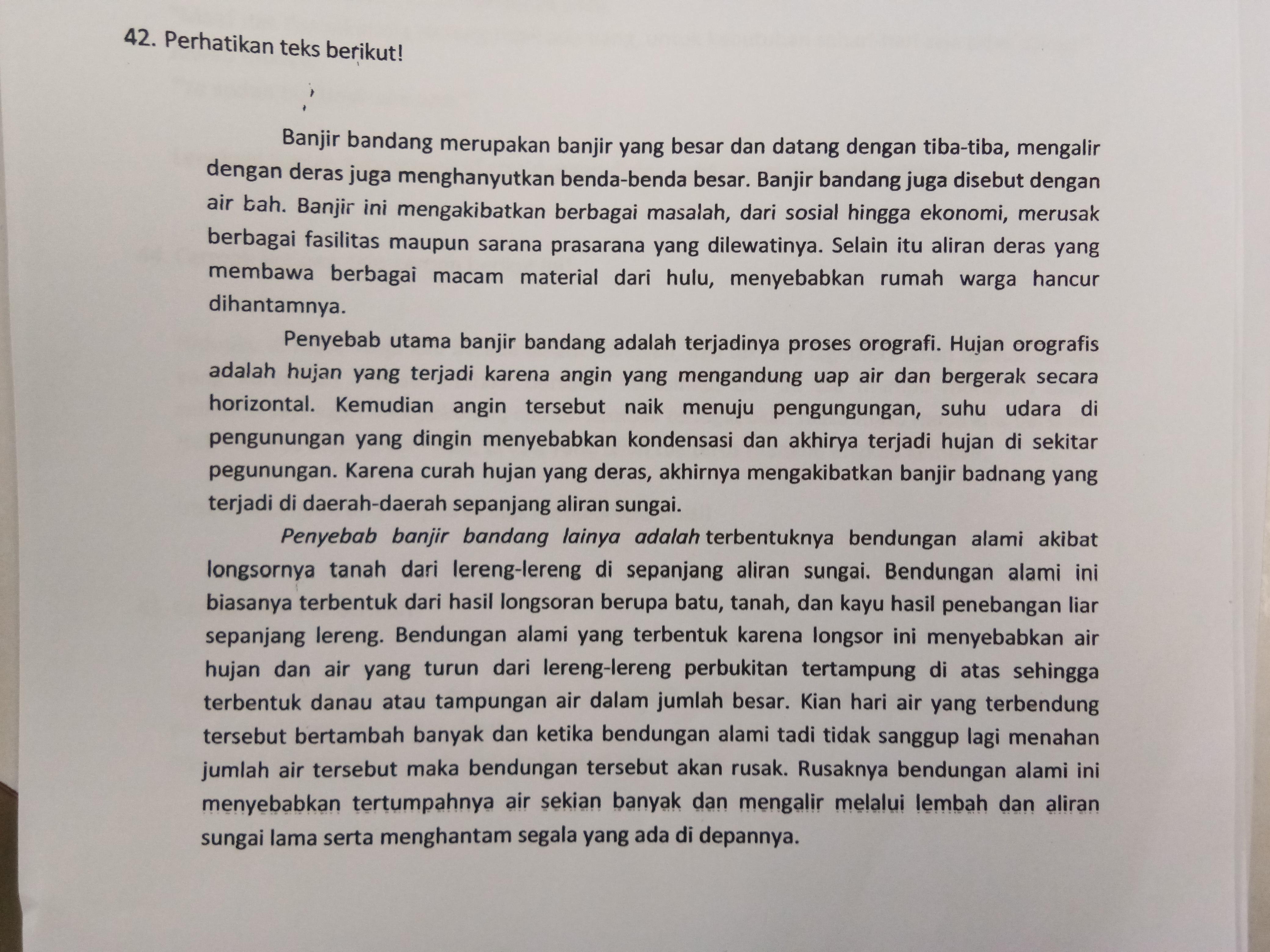 Detail Contoh Teks Berita Banjir Nomer 27