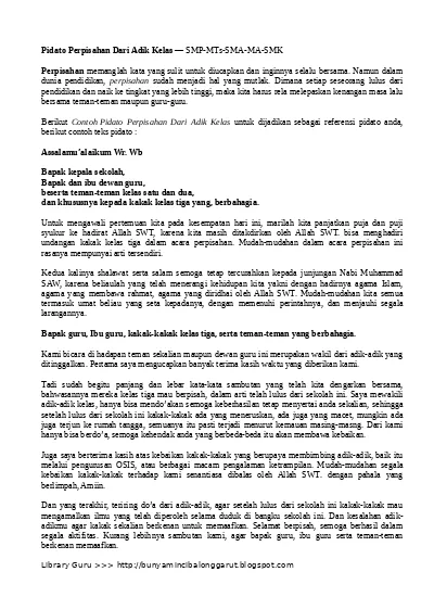 Detail Contoh Teks Biantara Nomer 44