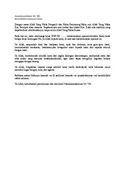 Detail Contoh Teks Doa Nomer 34
