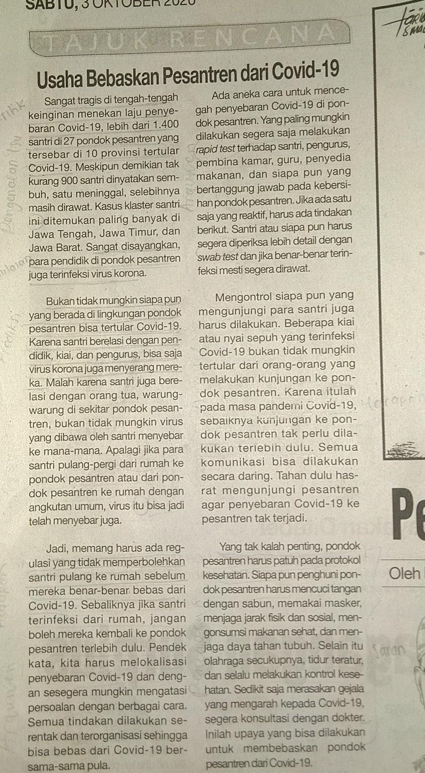 Detail Contoh Teks Editorial Dalam Koran Nomer 10