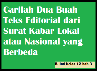 Detail Contoh Teks Editorial Dari Koran Nomer 32