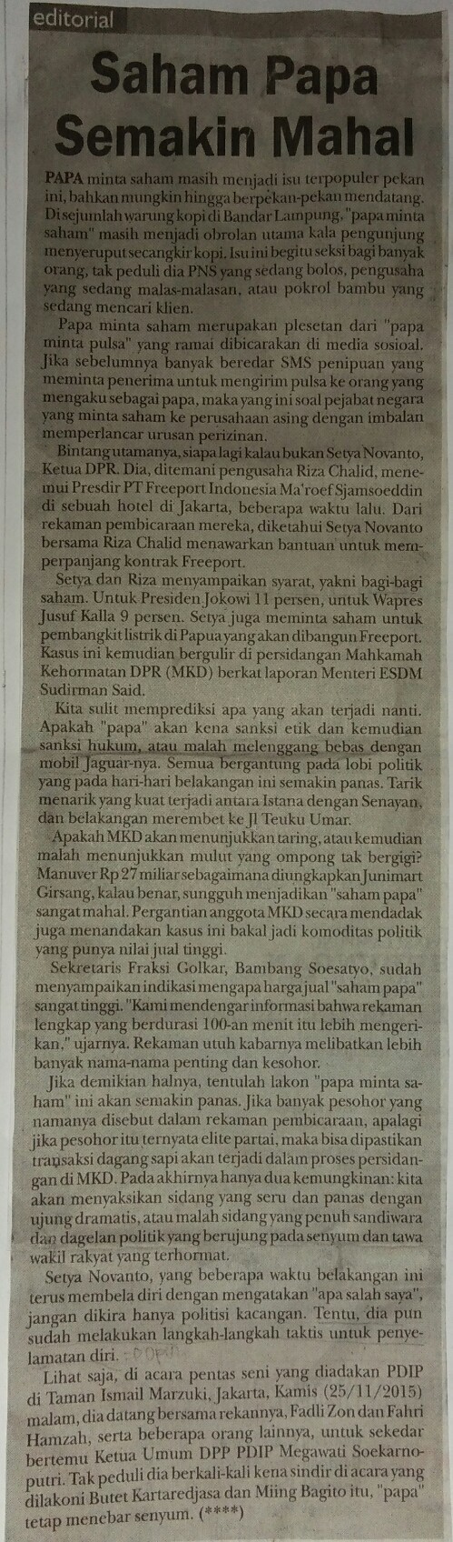 Detail Contoh Teks Editorial Dari Koran Nomer 44