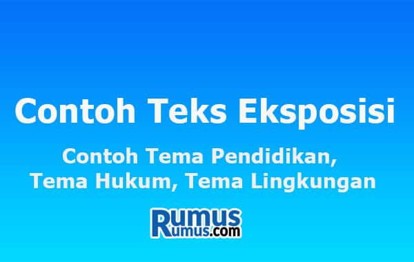 Detail Contoh Teks Eksposisi Panjang Nomer 30