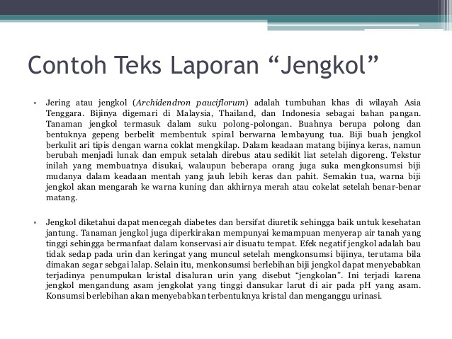 Detail Contoh Teks Laporan Nomer 5