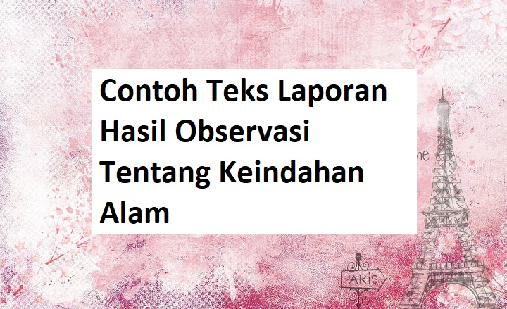 Detail Contoh Teks Laporan Nomer 53