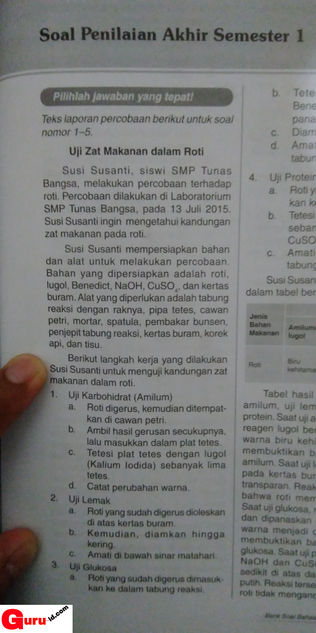 Detail Contoh Teks Laporan Percobaan Tentang Makanan Dan Minuman Nomer 51