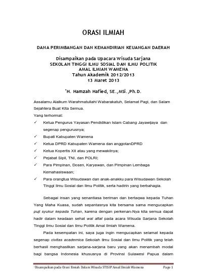 Detail Contoh Teks Orasi Nomer 41