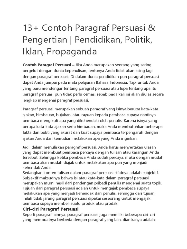 Detail Contoh Teks Persuasi Iklan Nomer 3