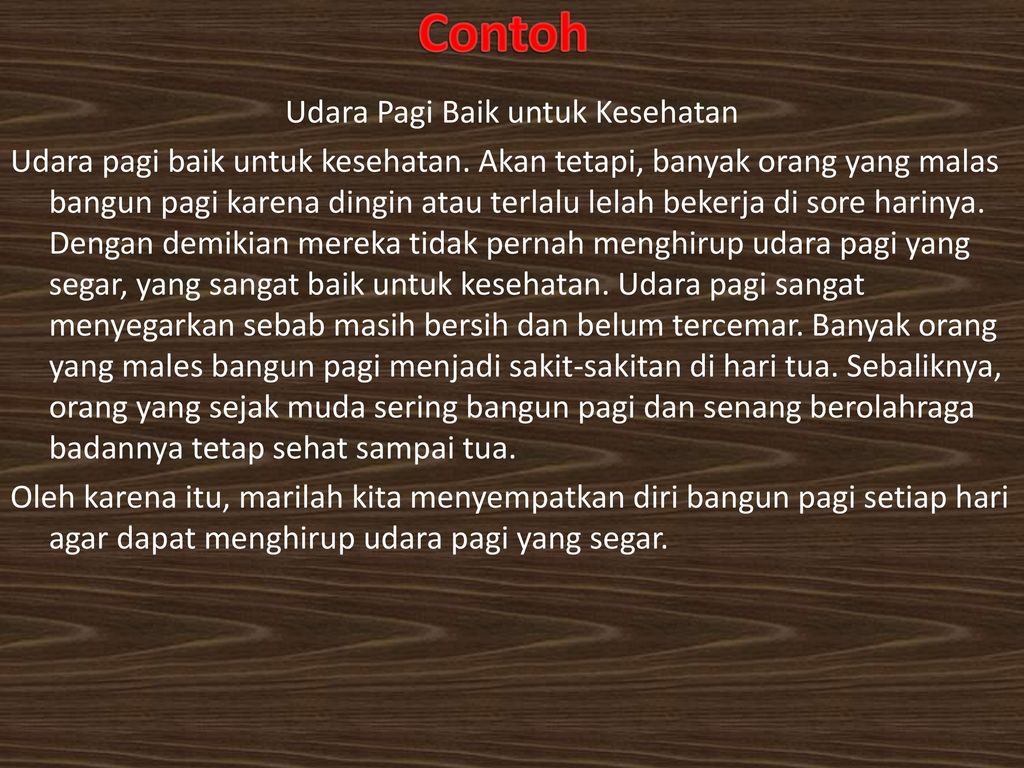 Detail Contoh Teks Persuasi Singkat Nomer 25