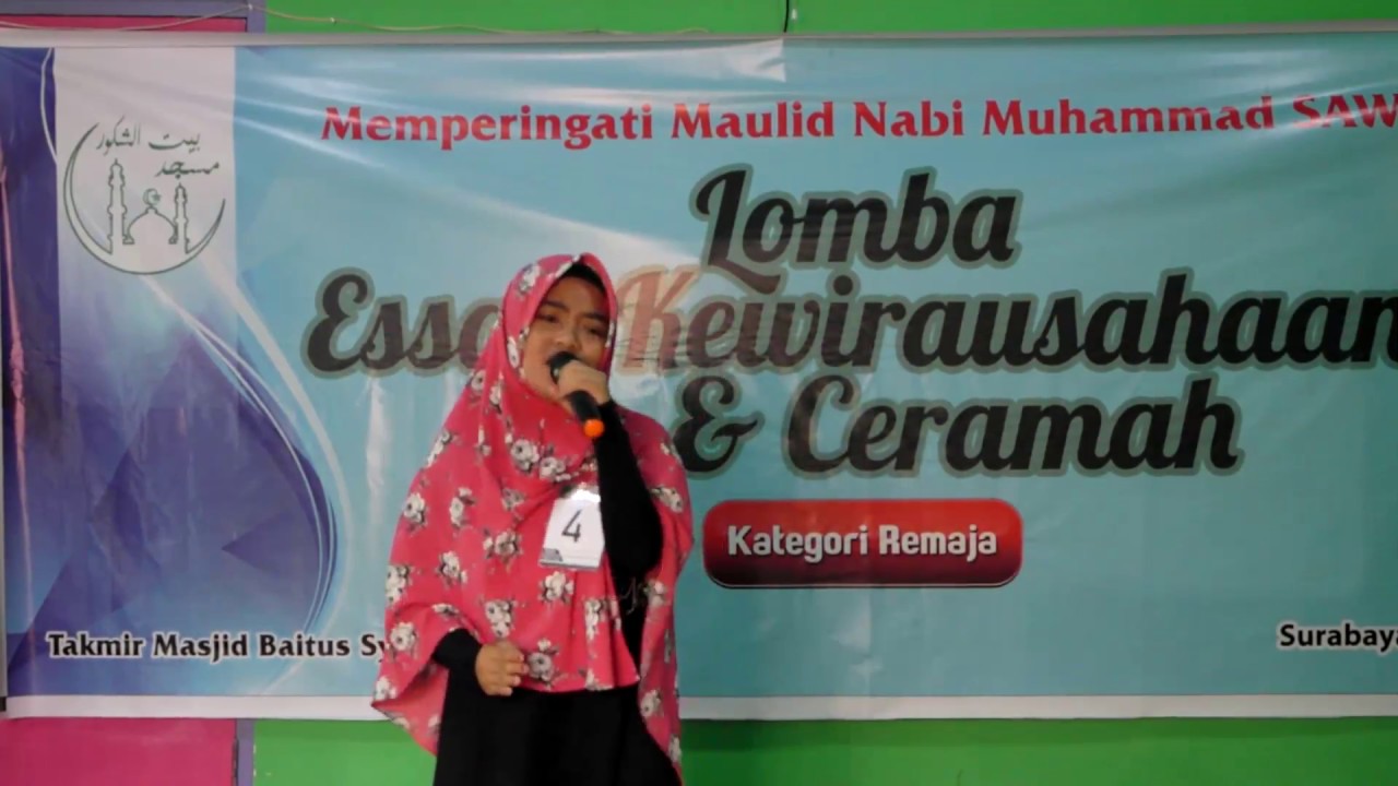 Detail Contoh Teks Pidato Maulid Nabi Muhammad Saw Di Sekolah Nomer 48