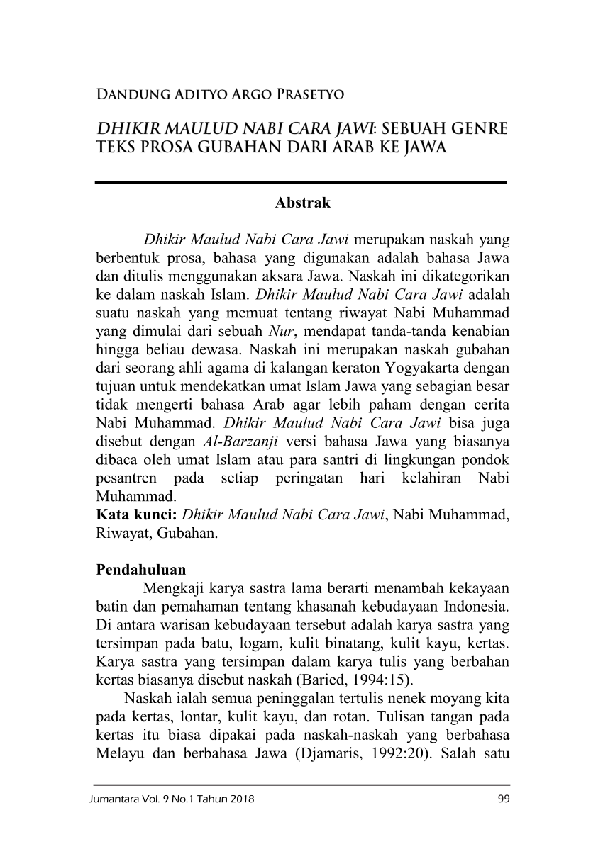 Detail Contoh Teks Prosa Nomer 50