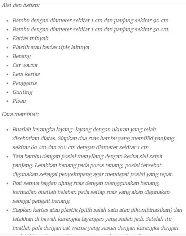 Detail Contoh Teks Prosedur Nomer 30