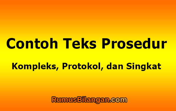 Detail Contoh Teks Prosedur Sederhana Nomer 33