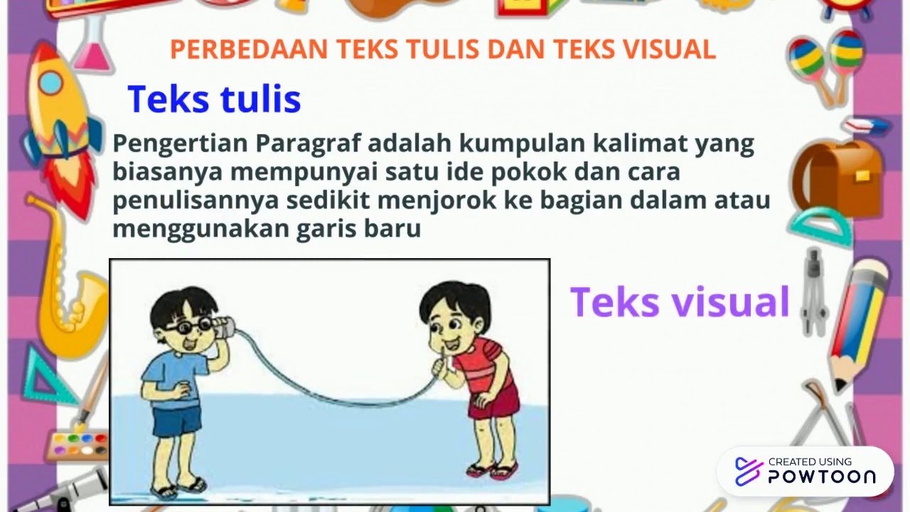 Contoh Teks Visual - KibrisPDR