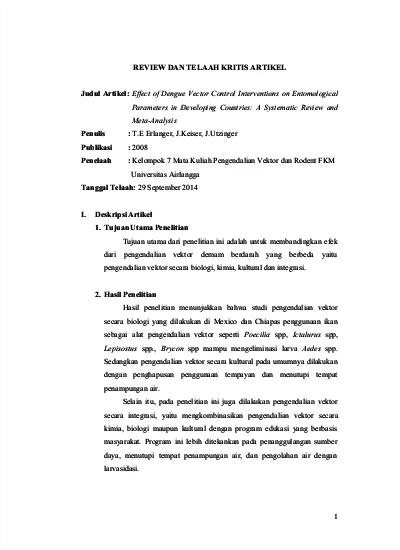 Detail Contoh Telaah Jurnal Nomer 38