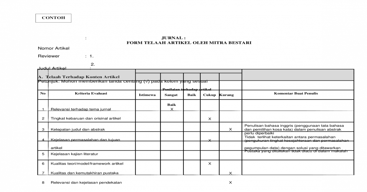 Detail Contoh Telaah Jurnal Nomer 42