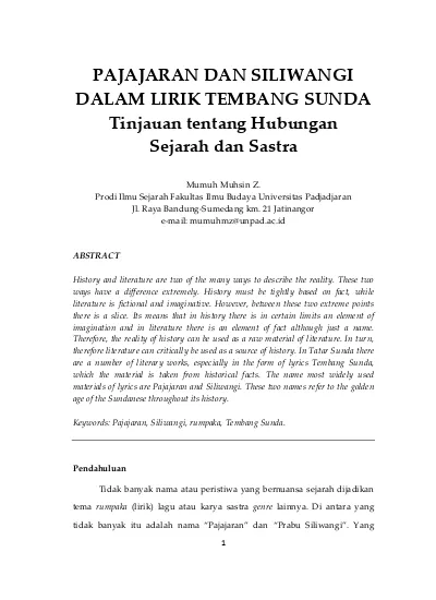 Detail Contoh Tembang Sunda Nomer 11